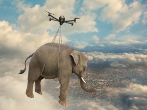 drone-carrying-elephant